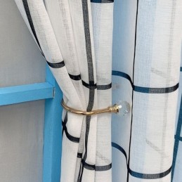 Κουρτίνα Voile Με Σχέδιο Πλέγματος, Κατά Παραγγελία, Διαφανείς Κουρτίνες Για Σαλόνι, Υπνοδωμάτιο