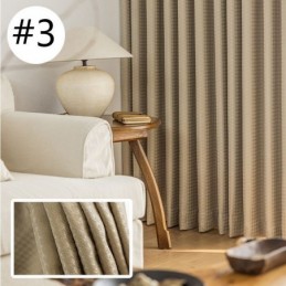 Κουρτίνα Ζακάρ Houndstooth Κατά Παραγγελία, Κουρτίνα Υψηλής Σκίασης Για Σαλόνι/Υπνοδωμάτιο