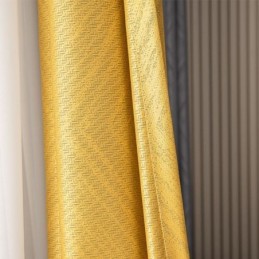 Γεωμετρικές Κουρτίνες Ζακάρ Συσκότισης Για Σαλόνι