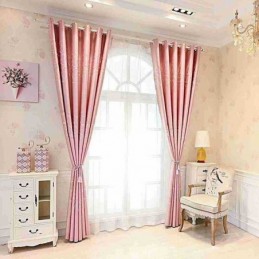 Κουρτίνες Jacquard Dot Μοντέρνες Συσκότισης Για Σαλόνι/Υπνοδωμάτιο