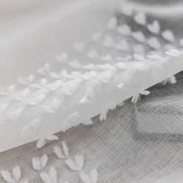 Nordic Sheer Curtain Κουρτίνα Κατά Παραγγελία Από Ανάγλυφο Τούλι Για Σαλόνι, Υπνοδωμάτιο