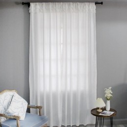 Βελούδινες Διαφανείς Κουρτίνες Παραθύρων Κομψά Πάνελ Βουάλ Σαλόνι Υπνοδωμάτιο