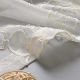 Κουρτίνα Nordic Voile Κατά Παραγγελία, Κεντημένες Διαφανείς Κουρτίνες, Σαλόνι, Υπνοδωμάτιο