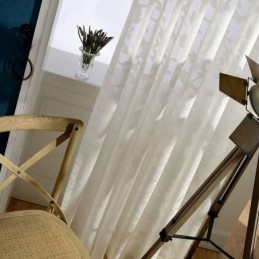 Λευκή Καθαρή Διαφανής Κουρτίνα Κατά Παραγγελία Από Τούλι, Διαφανές Σαλόνι, Υπνοδωμάτιο