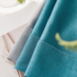 Nordic Patchwork Κουρτίνες Μονόχρωμες Συσκότισης Για Σαλόνι