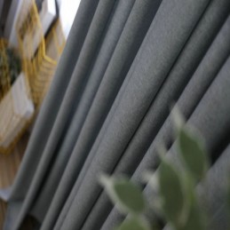 Κλασική Κουρτίνα Σκουρότητας Δωματίου Κουρτίνα Κατά Παραγγελία Μινιμαλιστική Μονόχρωμη Συσκότιση Σαλόνι Υπνοδωμάτιο