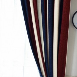 Κουρτίνα Σπιτιού Κουρτίνα Κατά Παραγγελία Μοντέρνα Ριγέ Σαλόνι