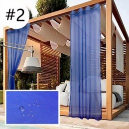 Εξωτερικές Διαφανείς Κουρτίνες, Αδιάβροχες, Κουρτίνες Βουάλ Για Ιδιωτικότητα, Για Πέργκολα