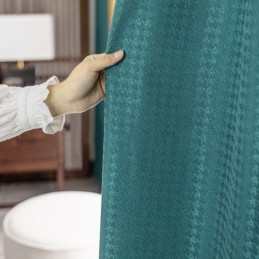 Κουρτίνα Ζακάρ Houndstooth Κατά Παραγγελία, Κουρτίνα Συσκότισης Για Σαλόνι/Υπνοδωμάτιο
