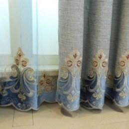 Κουρτίνα Σενίλ Κατά Παραγγελία, Κουρτίνα Σε Στυλ Ευρώπης, Επεξεργασία Παραθύρου