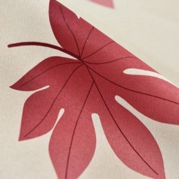 Ύφασμα Κουρτινών Συσκότισης Με Εκτύπωση Φύλλων Για Σαλόνι
