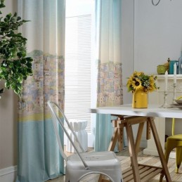 Nordic Curtain Made In Measure Κουρτίνα Cotton Town Printed
