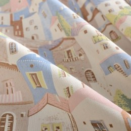 Nordic Curtain Made In Measure Κουρτίνα Cotton Town Printed