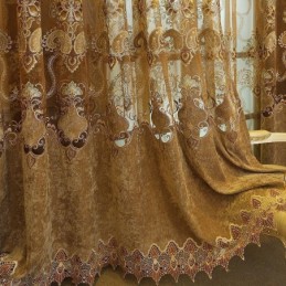 Μοντέρνα Κουρτίνα Κατά Παραγγελία, Κουρτίνα Με Ευρωπαϊκό Κέντημα