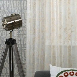 Απλή Διαφανής Κουρτίνα Κατά...