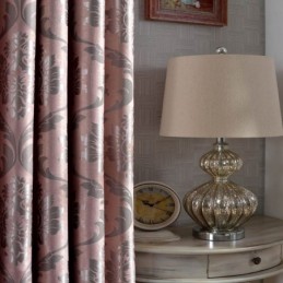 Ευρωπαϊκή Αγροτική Κουρτίνα Κατά Παραγγελία, Ροζ Ζακάρ, Ύφασμα Συσκότισης Για Υπνοδωμάτιο