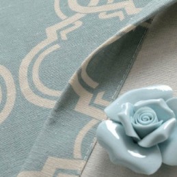 Nordic Simple Curtain Κουρτίνα Κατά Παραγγελία Γεωμετρικό Τυπωμένο Ύφασμα Προστασίας Περιβάλλοντος Από Βαμβάκι