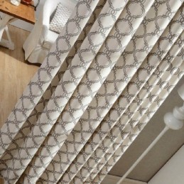 Nordic Simple Curtain Κουρτίνα Κατά Παραγγελία Γεωμετρικό Τυπωμένο Ύφασμα Προστασίας Περιβάλλοντος Από Βαμβάκι