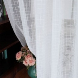 Μοντέρνες Διαφανείς Κουρτίνες Από Τούλι Για Σαλόνι, Υπνοδωμάτιο
