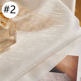 Μοντέρνα Κουρτίνα Τούλι Με Ζακάρ Παράθυρο, Κατασκευασμένη Κατά Παραγγελία, Για Σαλόνι, Υπνοδωμάτιο
