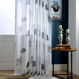 Κομψή Κουρτίνα Lotus Voile, Κατασκευασμένη Κατά Παραγγελία, Πάνελ Στόριων Για Σαλόνι, Υπνοδωμάτιο