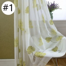 Κομψή Κουρτίνα Lotus Voile, Κατασκευασμένη Κατά Παραγγελία, Πάνελ Στόριων Για Σαλόνι, Υπνοδωμάτιο