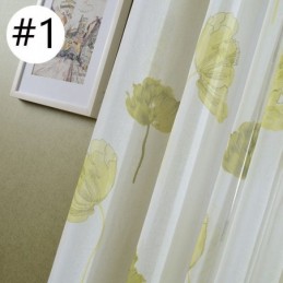 Κομψή Κουρτίνα Lotus Voile, Κατασκευασμένη Κατά Παραγγελία, Πάνελ Στόριων Για Σαλόνι, Υπνοδωμάτιο