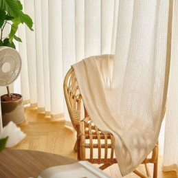 Κουρτίνες Από Τούλι Από Καθαρό Καρό Για Σαλόνι