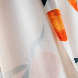 Κουρτίνα Κατά Παραγγελία Με Σχέδιο Φρούτων Σε Σκανδιναβικό Στιλ