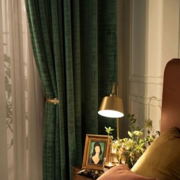 Κουρτίνα Συσκότισης Velvet Max, Κατά Παραγγελία, Κουρτίνα Μαλαχίτη, Μονόχρωμη, Σε Χρώμα Υπνοδωματίου