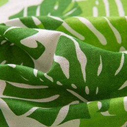 Κουρτίνα Με Εκτύπωση Φύλλων Μπανάνας, Κατά Παραγγελία, Ύφασμα Ημισυσκότισης, Σκανδιναβικού Στιλ, Σαλόνι, Υπνοδωμάτιο, Γραφείο,