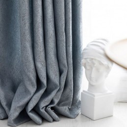 Κομψή Κουρτίνα Συσκότισης Κατά Παραγγελία Μονόχρωμη Κουρτίνα Υπνοδωματίου-Γραφείου
