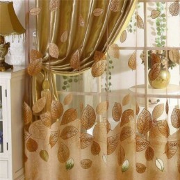 Μοντέρνα Διαφανής Κουρτίνα Κατά Παραγγελία Κουρτίνα Μινιμαλιστική Ζακάρ Σαλόνι