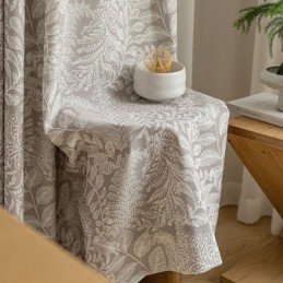Κουρτίνες Με Τυπωμένα Φύλλα, Αμερικανικού Τύπου, Πολυεστέρας