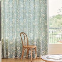 Κουρτίνες Αμερικανικού Στιλ Με Floral Εκτύπωση