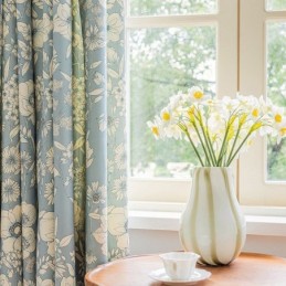 Κουρτίνες Αμερικανικού Στιλ Με Floral Εκτύπωση