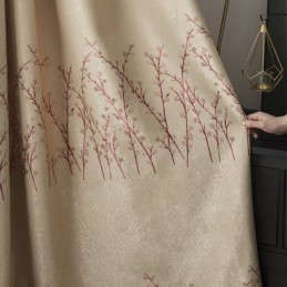 Κουρτίνα Κατά Παραγγελία Κουρτίνα American Plant Jacquard