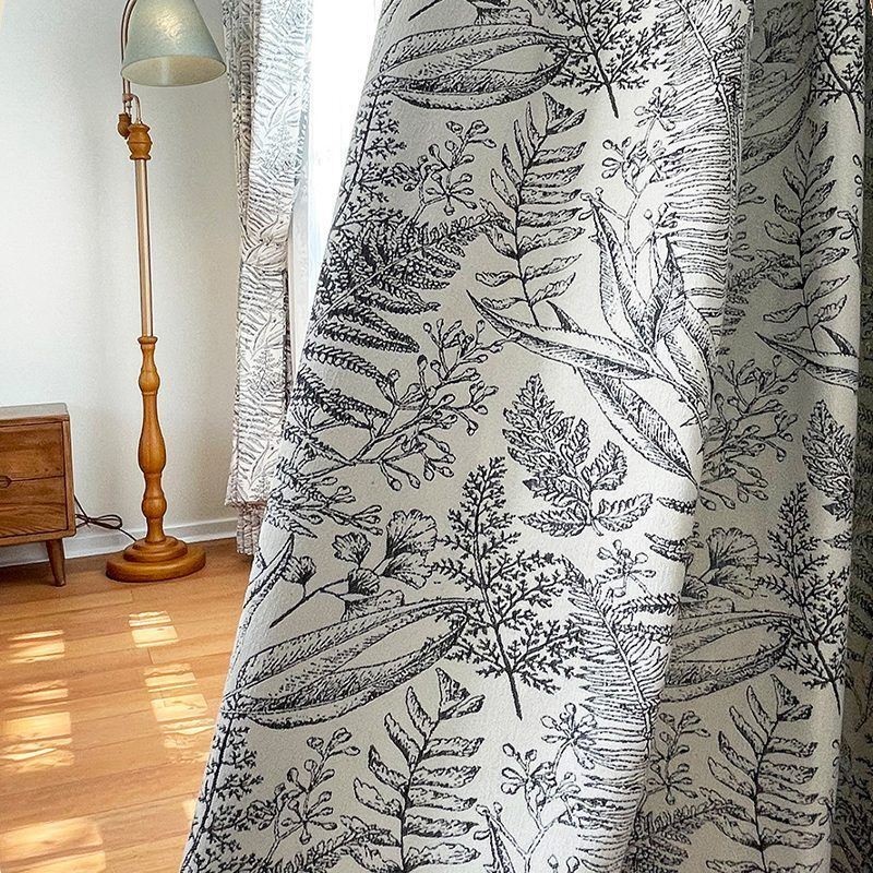 Κουρτίνες Σενίλ American Dark Jacquard