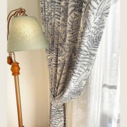 Κουρτίνες Σενίλ American Dark Jacquard