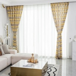 Τυπωμένη Κουρτίνα Κατά Παραγγελία Κουρτίνα Nordic Style Από Βαμβάκι