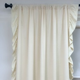 Nordic Chenille Κουρτίνα Κατά Παραγγελία Μονόχρωμη Με Ραφές Για Σαλόνι, Υπνοδωμάτιο