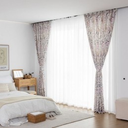 Κουρτίνα Nordic Style Κατά Παραγγελία, Βαμβακερή, Φυτικής Εκτύπωσης