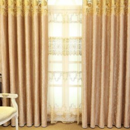 Ημι-Κουρτίνα Συσκότισης Κατά Παραγγελία, Κινέζικο Στυλ, Βελούδινο Κέντημα Twill Για Σαλόνι, Υπνοδωμάτιο