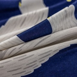 Βαμβακερή Κουρτίνα Κατά Παραγγελία Παιδική Κουρτίνα Με Πολική Αρκούδα