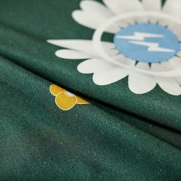 Βαμβακερή Κουρτίνα Κατά Παραγγελία, Τυπωμένη Με Λουλούδια, Σε Σκανδιναβικό Στιλ