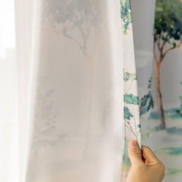 Κουρτίνες Δάσους Σε Αμερικανικό Στυλ