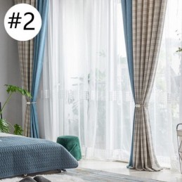 Κουρτίνες Μοντέρνες Απλές Houndstooth