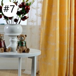 Nordic Κουρτίνα Συσκότισης Κατά Παραγγελία, Κεντημένη Με Φυτό Για Σαλόνι/Υπνοδωμάτιο