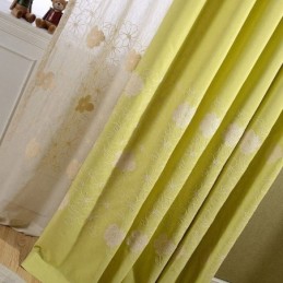 Κουρτίνα Συσκότισης Από Σκανδιναβικό Βαμβάκι, Λινό, Κατά Παραγγελία, Με Κέντημα Λουλουδιών Για Σαλόνι, Υπνοδωμάτιο