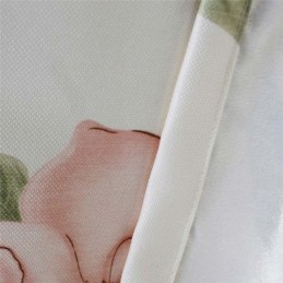 Ροζ Κουρτίνα Με Παιώνιες, Κατασκευασμένη Κατά Παραγγελία, Απλή, Αγροτική Εκτύπωση, Ύφασμα Για Υπνοδωμάτιο Και Σαλόνι